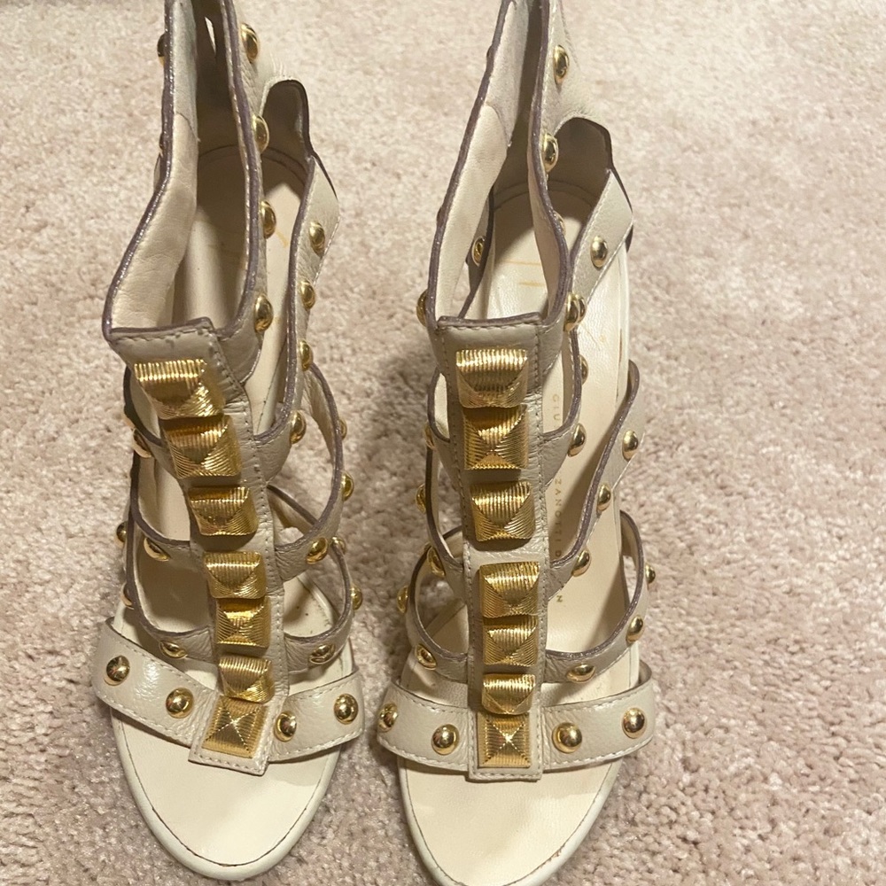 Giuseppe Tan Gladiator Sandals - Size 6.5
